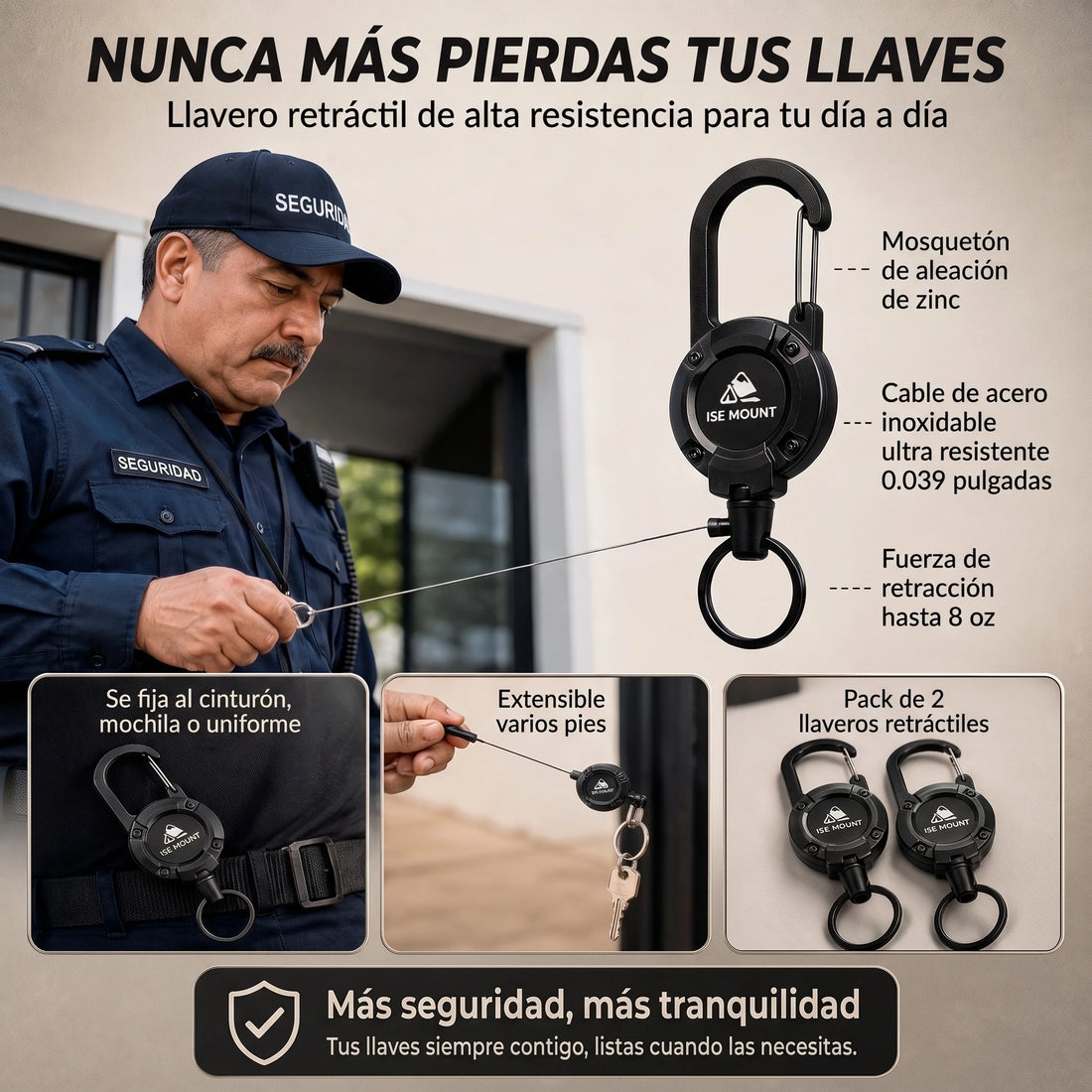 SecureKey Reel™ | nunca más pierdas tus llaves