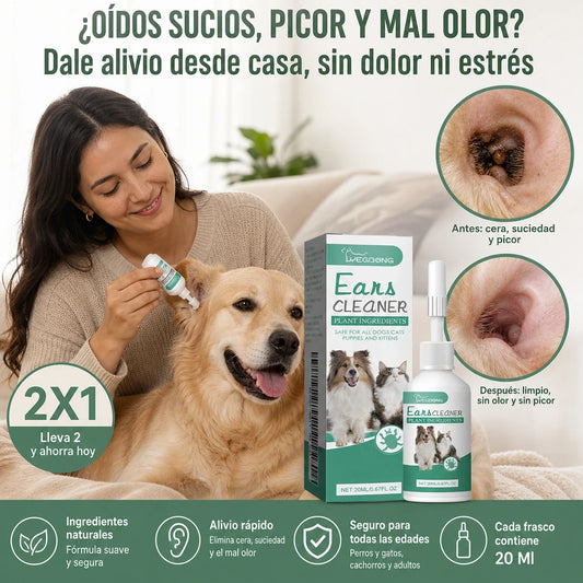 PetEarCare™ | orejas limpias sin veterinario 2X1